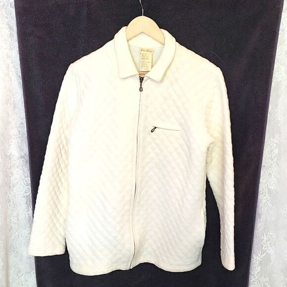 Bobbie Brooks White Quilted Lightweight Jacket Size Small - Picture 1 of 10